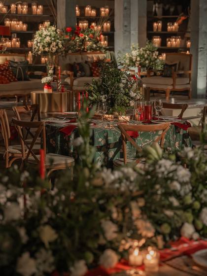 Tablescape and Lounge — Reception decor — Alila + Samode Jaipur